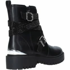 Tout neuf ✨ Guess FL5ORN ELE08 Bottines / 🥾 Boots Couleur Noir 🛒 -Guess Soldes Boutique 19510428 500 D