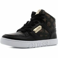 Nouveau 🔔 Guess FL5JS2FAL12 Baskets mode Couleur Noir ✔️ -Guess Soldes Boutique 19525187 500 E