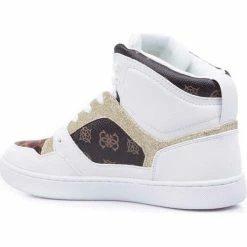 Top 10 🔔 Guess FL5JS2 FAL12 Baskets mode Couleur Blanc 💯 -Guess Soldes Boutique 19696435 500 C