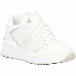 Nouveau 🧨 Guess Basket ref 51960 Blanc Baskets mode Couleur Blanc 👍