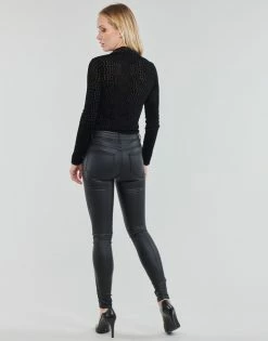 Budget 🔥 Guess LS CINDY CROC MESH BODYSUIT Autres types de lingerie Couleur Noir 🎉 -Guess Soldes Boutique 19799862 500 D