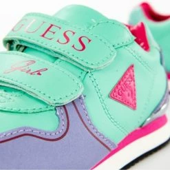 Budget 🎁 Guess Mini girl Baskets mode Couleur Vert ⭐ -Guess Soldes Boutique 19803121 500 C