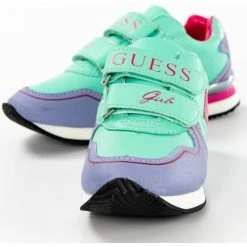 Budget 🎁 Guess Mini girl Baskets mode Couleur Vert ⭐ -Guess Soldes Boutique 19803121 500 E