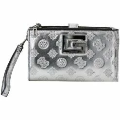 Promo 😉 Guess big logo Besaces / Sacs bandoulière Couleur Argent 🎉