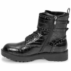 Meilleure vente 🌟 Guess WANDA Bottines / 🥾 Boots Couleur Noir 🤩 -Guess Soldes Boutique 19817607 500 D