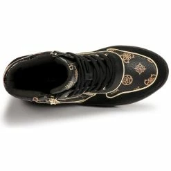 Sortie ❤️ Guess NANGY Baskets mode Couleur Noir ❤️ -Guess Soldes Boutique 19817609 500 F