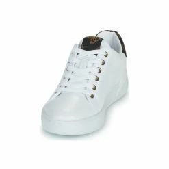 Vente flash 🌟 Guess RORIA Baskets mode Couleur Blanc / Marron 🧨 -Guess Soldes Boutique 19817619 500 C