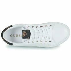 Vente flash 🌟 Guess RORIA Baskets mode Couleur Blanc / Marron 🧨 -Guess Soldes Boutique 19817619 500 F