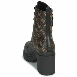 Vente flash 🎁 Guess CABRA Bottines / 🥾 Boots Couleur Noir / Marron 🎉 -Guess Soldes Boutique 19817620 500 E