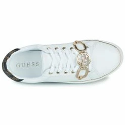 Remise 🧨 Guess BABE Baskets mode Couleur Blanc 🌟 -Guess Soldes Boutique 19817622 500 F