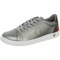 Top 10 🔥 Guess Baskets ref 41772 silver Baskets mode Couleur Argenté 💯