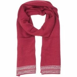 Top 10 😍 Guess echarpe femme strassée rouge Accessoires textile Couleur Rouge 🧨