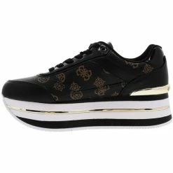 Promo 😍 Guess 12628CHPE21 Baskets mode Couleur Noir 🎉 -Guess Soldes Boutique 20337568 500 D