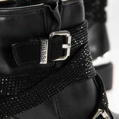 Remise 🔥 Guess Ornina Bottines / 🥾 Boots Couleur Noir 🔔 -Guess Soldes Boutique 20428145 500 D