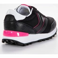 Grosses soldes 🤩 Guess Samsin logo gaufre Baskets mode Couleur Noir 🛒 -Guess Soldes Boutique 20433537 500 F