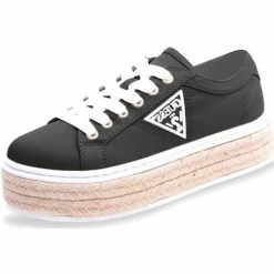 Bon marché ❤️ Guess FL6PRT ELE12 Baskets mode Couleur Noir 🎉