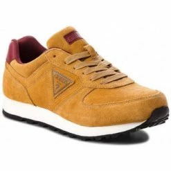 Offres 😉 Guess Chaussure homme FMCRL3SUE12 beige Baskets mode Couleur Beige 😀