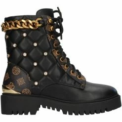 Grosses soldes 🔔 Guess FL7ORMFAL10 Bottes Couleur Noir 💯