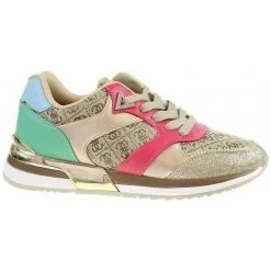 Meilleur prix 💯 Guess Motiv Baskets mode Couleur Doré, Rouge ⭐