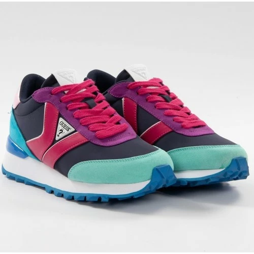 Meilleure vente 😉 Guess Triangle logo Baskets mode Couleur Multicolore 🎁 4 Meilleure vente 😉 Guess Triangle logo Baskets mode Couleur Multicolore 🎁 – Image 2