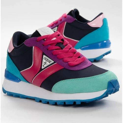 Meilleure vente 😉 Guess Triangle logo Baskets mode Couleur Multicolore 🎁 5 Meilleure vente 😉 Guess Triangle logo Baskets mode Couleur Multicolore 🎁 – Image 3