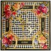 Sortie ❤️ Guess Foulard en soie imprimé 90X90 Noir Accessoires textile Couleur Noir 👏 -Guess Soldes Boutique 20734532 500 A