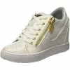 Budget 🔔 Guess Baskets Compensées Femme Active Lady Blanc Baskets mode Couleur Blanc 🤩