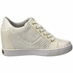 Budget 🔔 Guess Baskets Compensées Femme Active Lady Blanc Baskets mode Couleur Blanc 🤩 -Guess Soldes Boutique 20778540 500 F