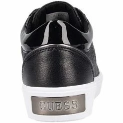 Offres 🥰 Guess 👟 Sneaker Femme Glinna Logo Gaufré Noir Baskets mode Couleur Noir 🔔 -Guess Soldes Boutique 20791783 500 C