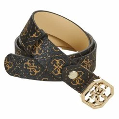 Tout neuf 🧨 Guess KASINTA BELT Accessoires textile Couleur Marron 🥰