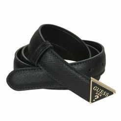 Offres 🎁 Guess ALEXIE BELT Accessoires textile Couleur Noir 😀