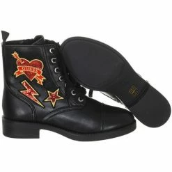 Tout neuf 🌟 Guess FL8BIELEA10-BLACK Bottines / 🥾 Boots Couleur Noir 🔥 -Guess Soldes Boutique 20874581 500 D