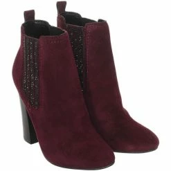 Offres ✔️ Guess FLLUN3SUE10-BURGU Bottines / 🥾 Boots Couleur Rouge 🤩 -Guess Soldes Boutique 20874614 500 C