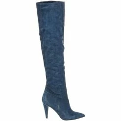 Meilleure affaire 😍 Guess FLNID2DEN11-BLUE Bottes Couleur Bleu 😍