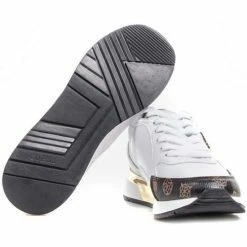 Remise ⌛ Guess MOXEA Whbr Baskets mode Couleur Blanc ⭐ -Guess Soldes Boutique 20895262 500 D