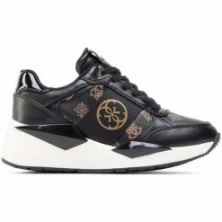 Coupon 😍 Guess TESHA Brblk Baskets mode Couleur Marron ⭐