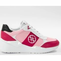 Budget 😍 Guess Tesha logo 4g Baskets mode Couleur Rose 🤩