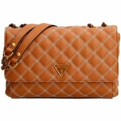 Les meilleures critiques de ❤️ Guess Sac porte travers ref 53932 Cognac 26*16*9 Besaces / Sacs bandoulière Couleur Marron 🎁