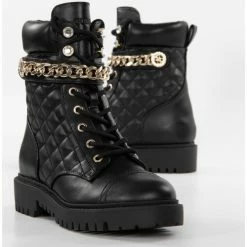 Meilleure affaire 👍 Guess Chain boot Bottines / 🥾 Boots Couleur Noir 👏 -Guess Soldes Boutique 21070946 500 C