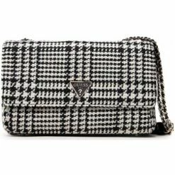 Sortie 🛒 Guess Sac bandouliere Ref 54483 BKW 26*16*6 Besaces / Sacs bandoulière Couleur Noir 🥰