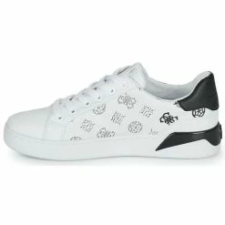 Vente flash 🤩 Guess REFRESH Baskets mode Couleur Blanc / Noir 😀 -Guess Soldes Boutique 21160514 500 D