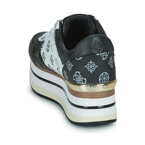 Grosses soldes 😉 Guess HINDLE Baskets mode Couleur Noir / Blanc / Marron 🤩 7 Grosses soldes 😉 Guess HINDLE Baskets mode Couleur Noir / Blanc / Marron 🤩 – Image 5