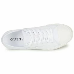 Vente flash 🔔 Guess PRANZE Baskets mode Couleur Blanc ⌛ -Guess Soldes Boutique 21160536 500 F