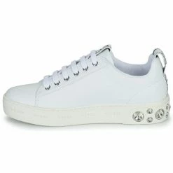 Bon marché 😍 Guess RIVET Baskets mode Couleur Blanc 🤩 -Guess Soldes Boutique 21160541 500 D