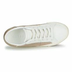 Le moins cher ❤️ Guess WAYNE Baskets mode Couleur Blanc / Doré 👏 -Guess Soldes Boutique 21160551 500 F