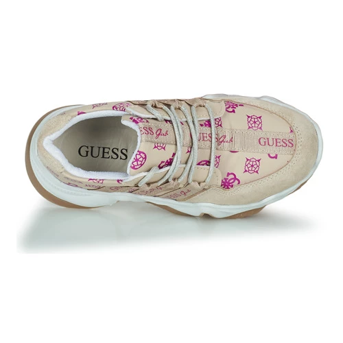 Meilleure vente 😀 Guess RENATA Baskets mode Couleur Beige / Rose 💯 8 Meilleure vente 😀 Guess RENATA Baskets mode Couleur Beige / Rose 💯 – Image 6