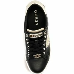 Coupon ⭐ Guess FL7BVL ELE12 Baskets mode Couleur Noir 👍 -Guess Soldes Boutique 21176804 500 D