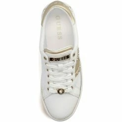 Tout neuf ❤️ Guess FL7BVL ELE12 Baskets mode Couleur Blanc 🎉 -Guess Soldes Boutique 21176805 500 D