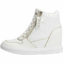 Coupon 🌟 Guess FL7NNG FAL12 Baskets mode Couleur Blanc 😀