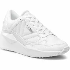 Le moins cher 😉 Guess FL7TRS ELE12 Baskets mode Couleur Blanc 🌟 -Guess Soldes Boutique 21177981 500 B